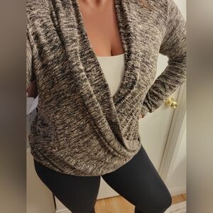 Max Studio Wrap Sweater